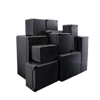 1Pc Gris Thermoplastique Abs Boîtier Étanche Pvc Boîte De Jonction