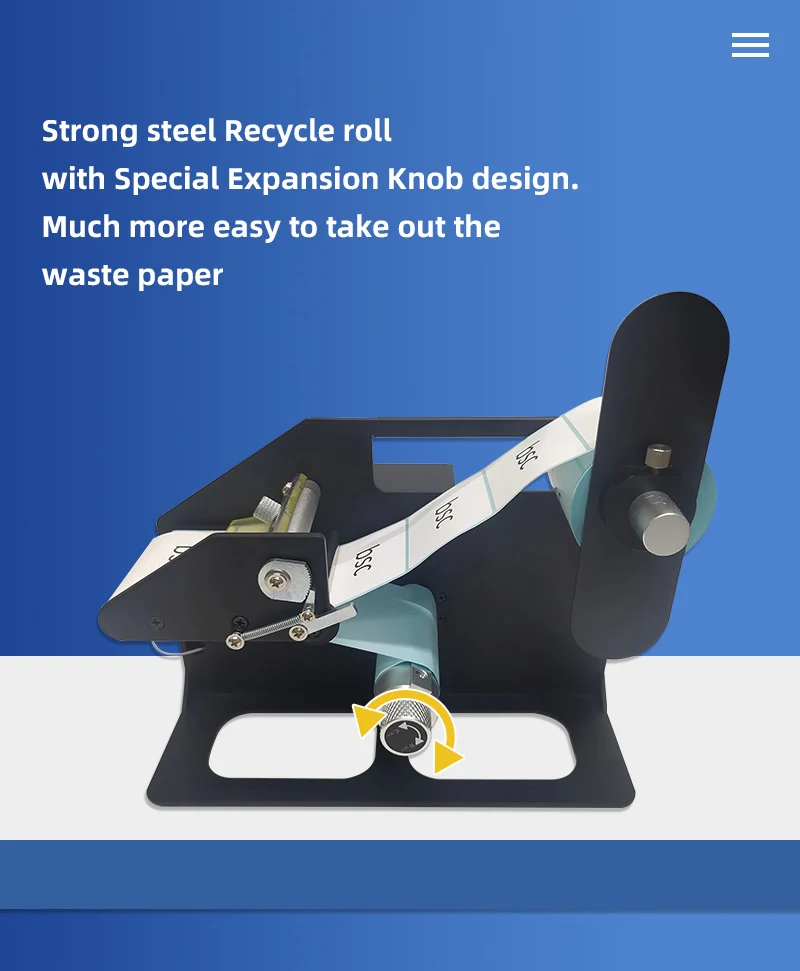 Bsc Q90 Automatic Sticker Dispenser Roll Label Dispenser Shipping Label Dispenser with Counter and Digital Control Panel