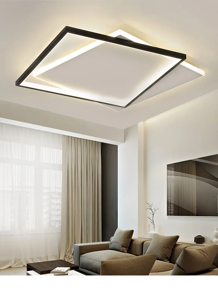 MEEROSEE Bedroom Light Luxury Lustre Led Fall Ceiling LED Lights MD87163