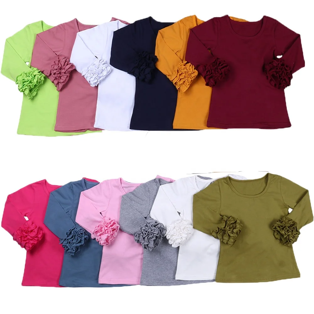 little girl ruffle shirt
