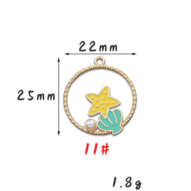 10pcs Enamel Cartoon Girl Cat Charms Pendant for Jewelry Making Supplies  Metal DIY Jewelry Making Findings Accessories