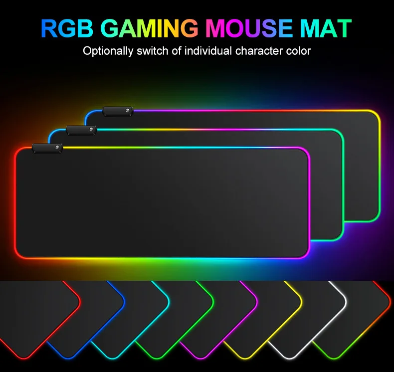 Custom Rgb Alfombrilla De Raton Xxl Game Muismat Led Gaming 4mm ...