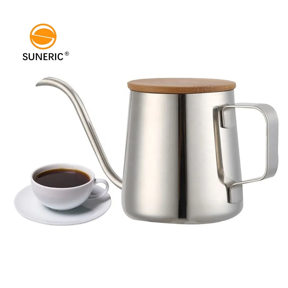 Pour Over Drip Kettle 250ml Stainless Steel Gooseneck Coffee