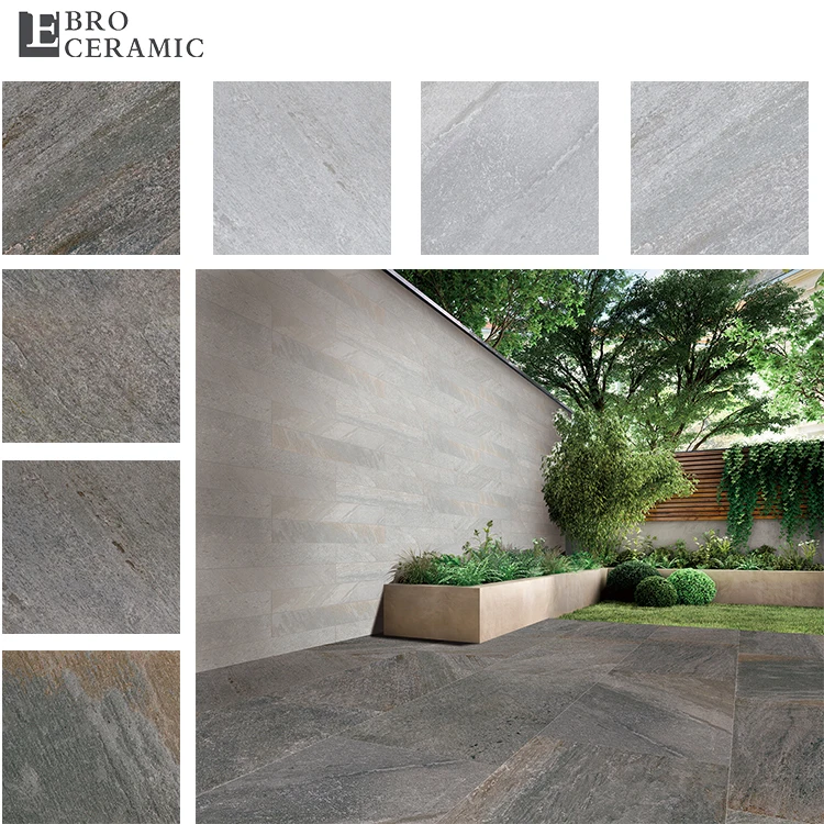 Porcelain Paver 20mm Outdoor Paver Tile for Driveway Car Parking Tiles EB266QZ02