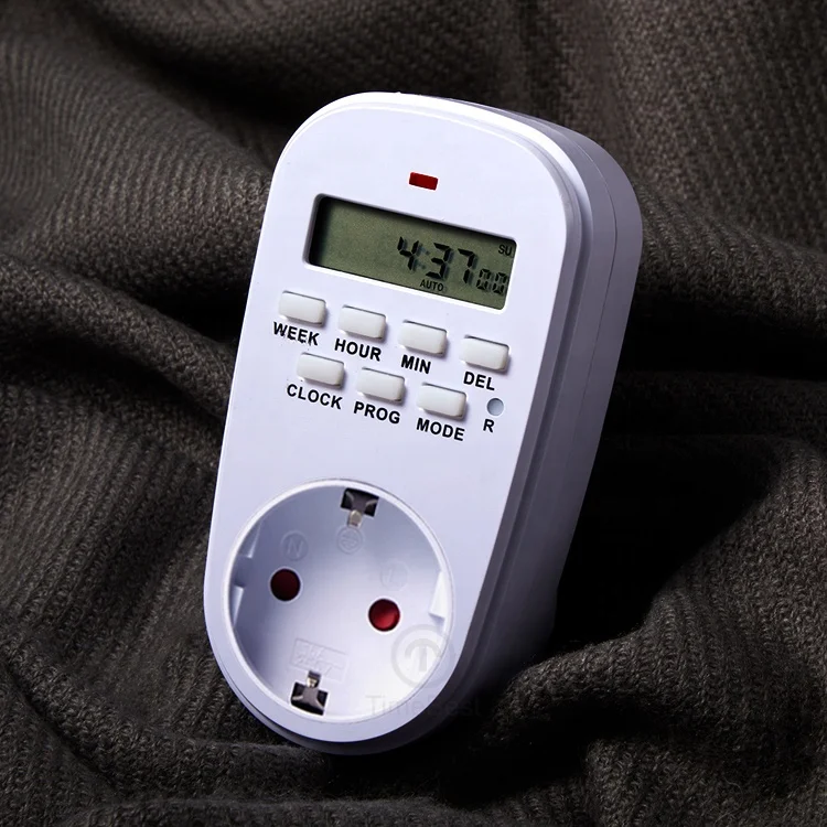 Factory Direct Supply Electronic Programmable Switch LCD Digital Timer Socket