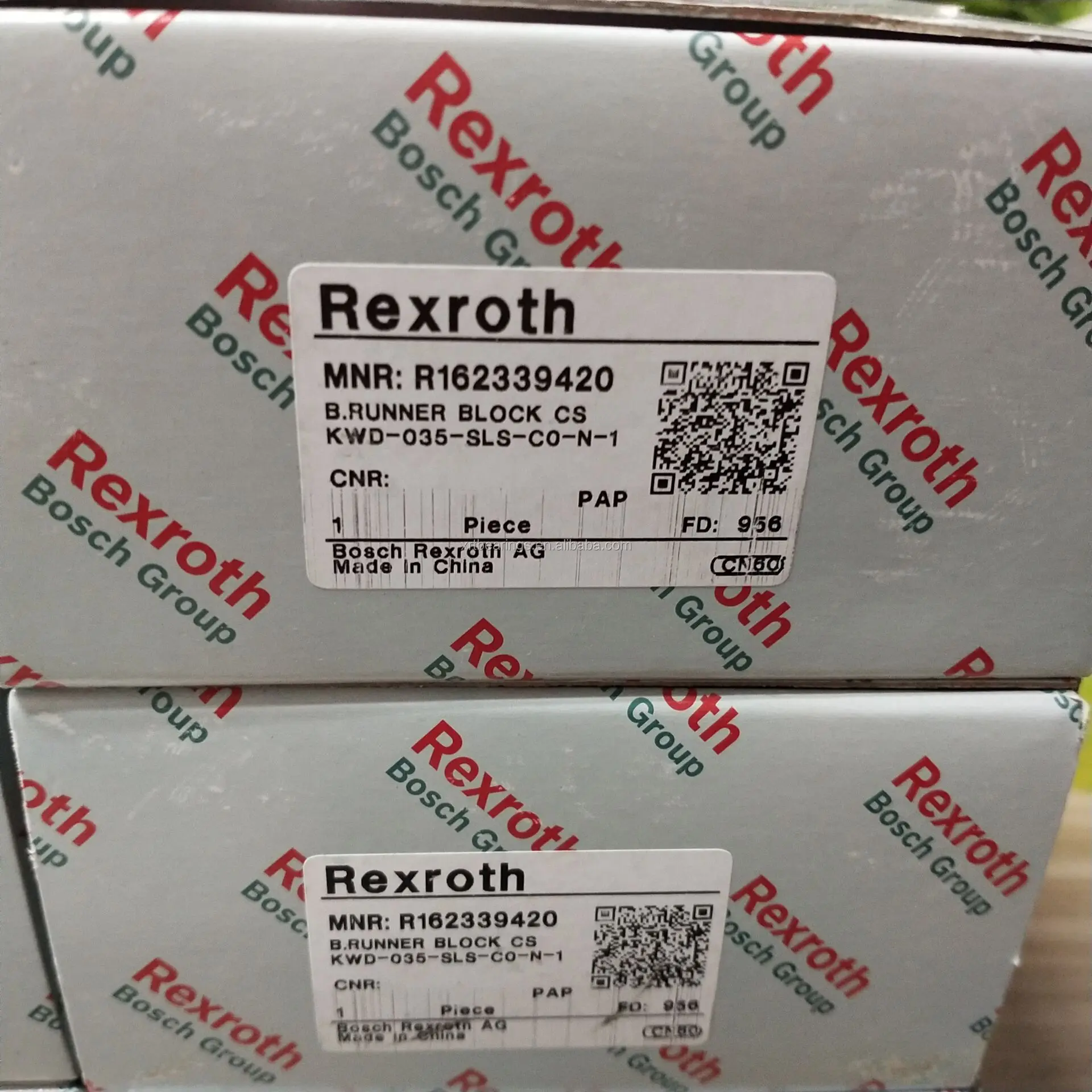 Blocco Lineare Scorrevole Rexroth R044329401 - Guida Lineare A Rulli, Per Macchinari Industriali, Tedesco