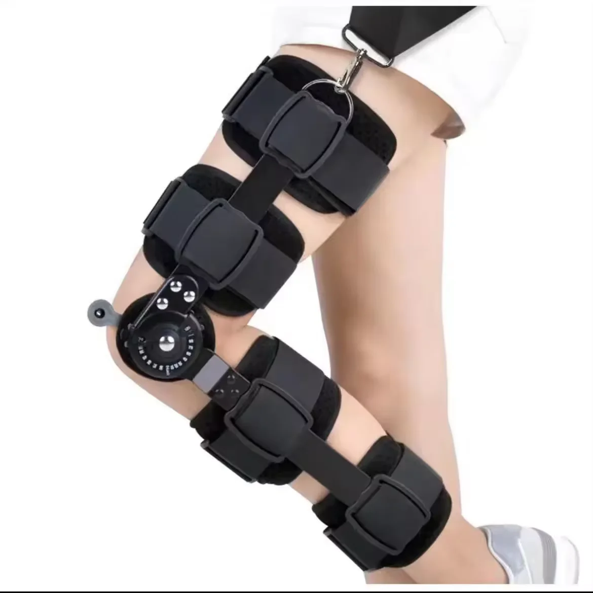 Professional Medical Orthopedic Leg Brace Adjustable Fracture Knee Support Thin Flexible Protective Device Elbow Knee Pads