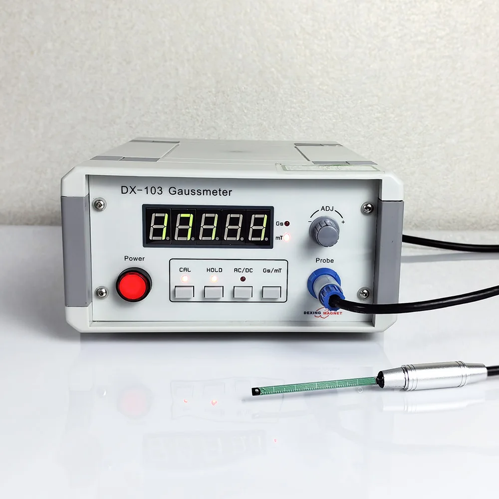 Dx-103 Gaussmeter Magnetic Gauss Meter For Ac And Dc Magnetic Field ...