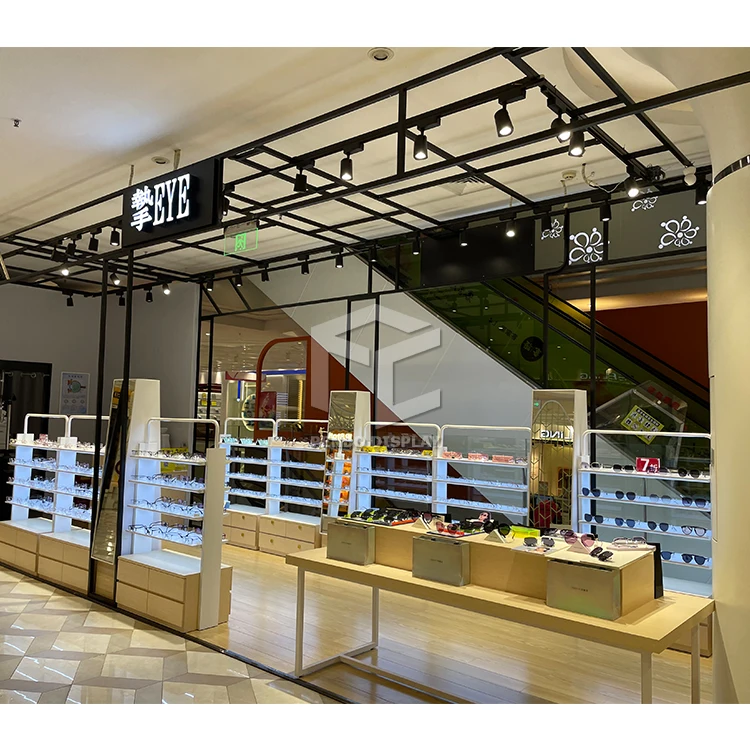 Gafas De Sol Con Mostrador,Lentes De Sol De Alta Calidad,Diseño Interior,Mesa  De Tienda,Muebles De Vidrio,Tienda Óptica - Buy Tienda De Lujo Escaparate  Vitrina De Cristal Del Gabinete De Exhibición Para Gafas De