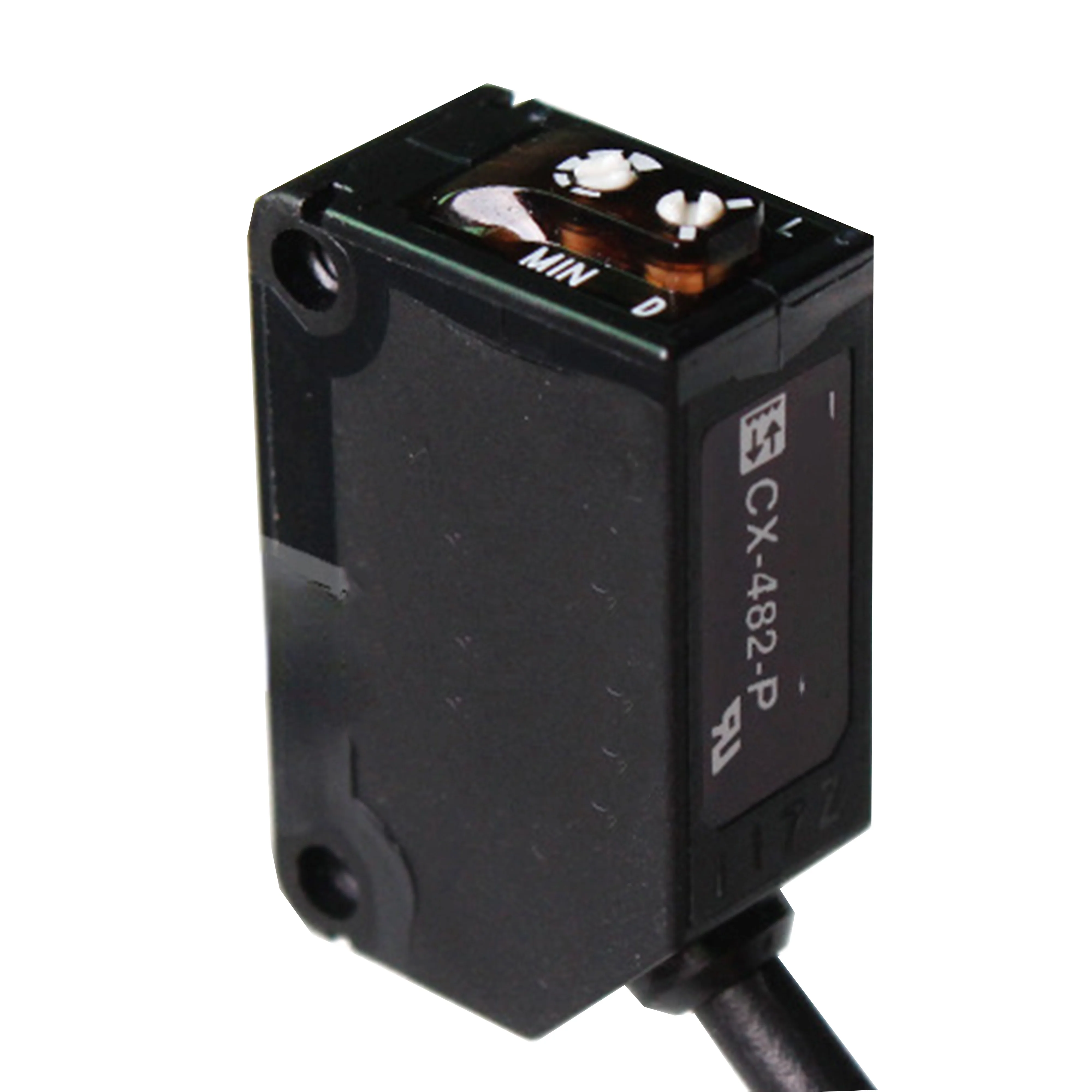 New Original CX-482-P Photoelectric Sensor, belongs to CX-400 Series. Widely used in packaging, logistics and industrial assembly line position detection. 12-24VDC power supply, PNP output, long sensing distance, fast response speed