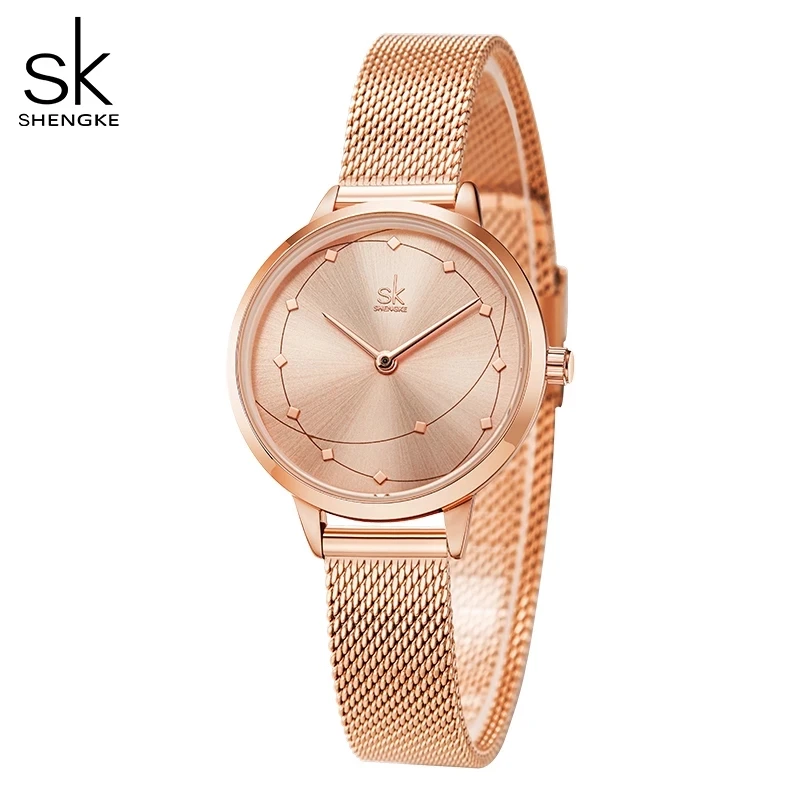 SK Watch K0142 Stylish Female Reloj Watch Hands Mesh Strap Watch  Manufacturers in China Low Moq Fashion