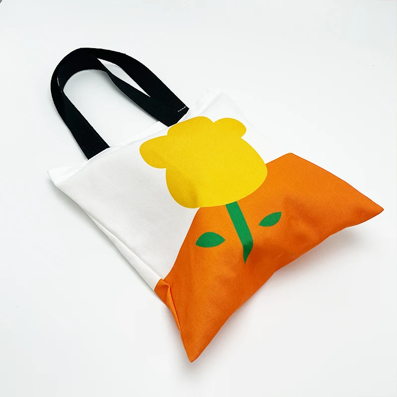 Tote Cotton  bag Custom Logo Printed Dust Proof Natural  White Cotton Canvas Custom Drawstring Tote Bag for Shopping supplier