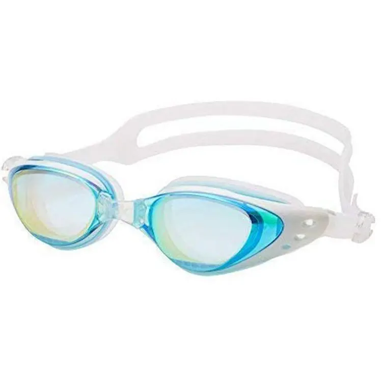 Speedo Harbor Blue Adult Swim Goggles Anti-fog UV Latex for sale online 