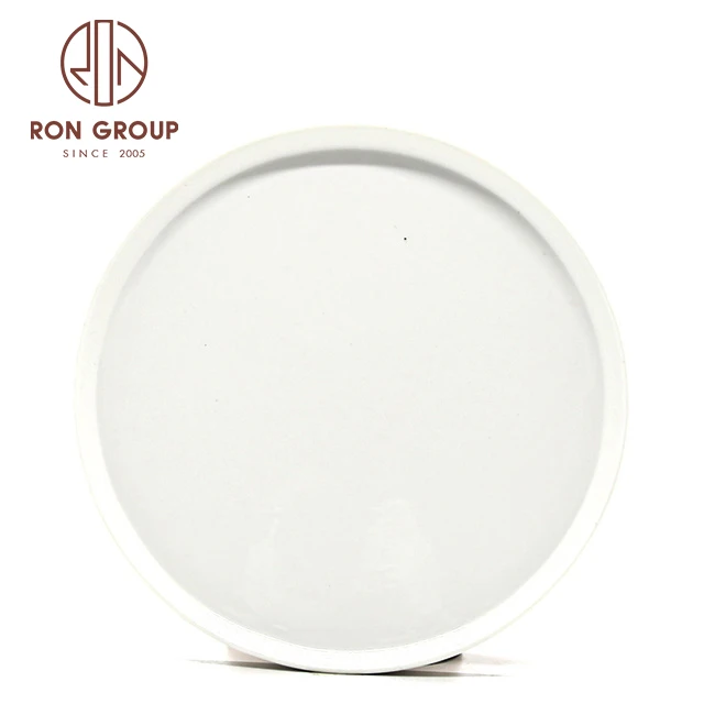 Factory Price Wholesale Crockery Porcelain Tray Matte Dinnerware Dishware Sets Ceramic Plate for Restaurants Catering Project