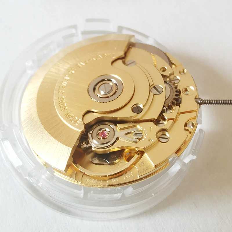Mouvement Squelette ETA 2824-2 Doré Jaune – Pièce Visible Pour Montre Mécanique