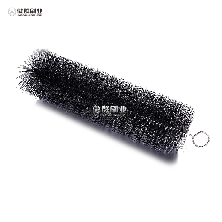 Fish Tank Multi Sizes Filter Stainless Steel Brush Large Aquarium Koi Fish Filter Black Cross Brush