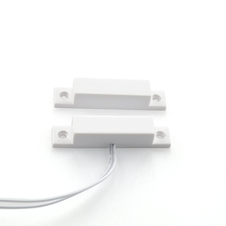 10-Pack White Door Window Alarm Sensors - 3/8" Recessed Magnetic Contact Switches