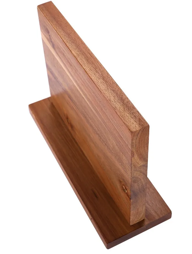 Домашний деревянный двухсторонний магнитный держатель для ножей кухонный стеллаж для хранения ножей Магнитный подставка для инструментов