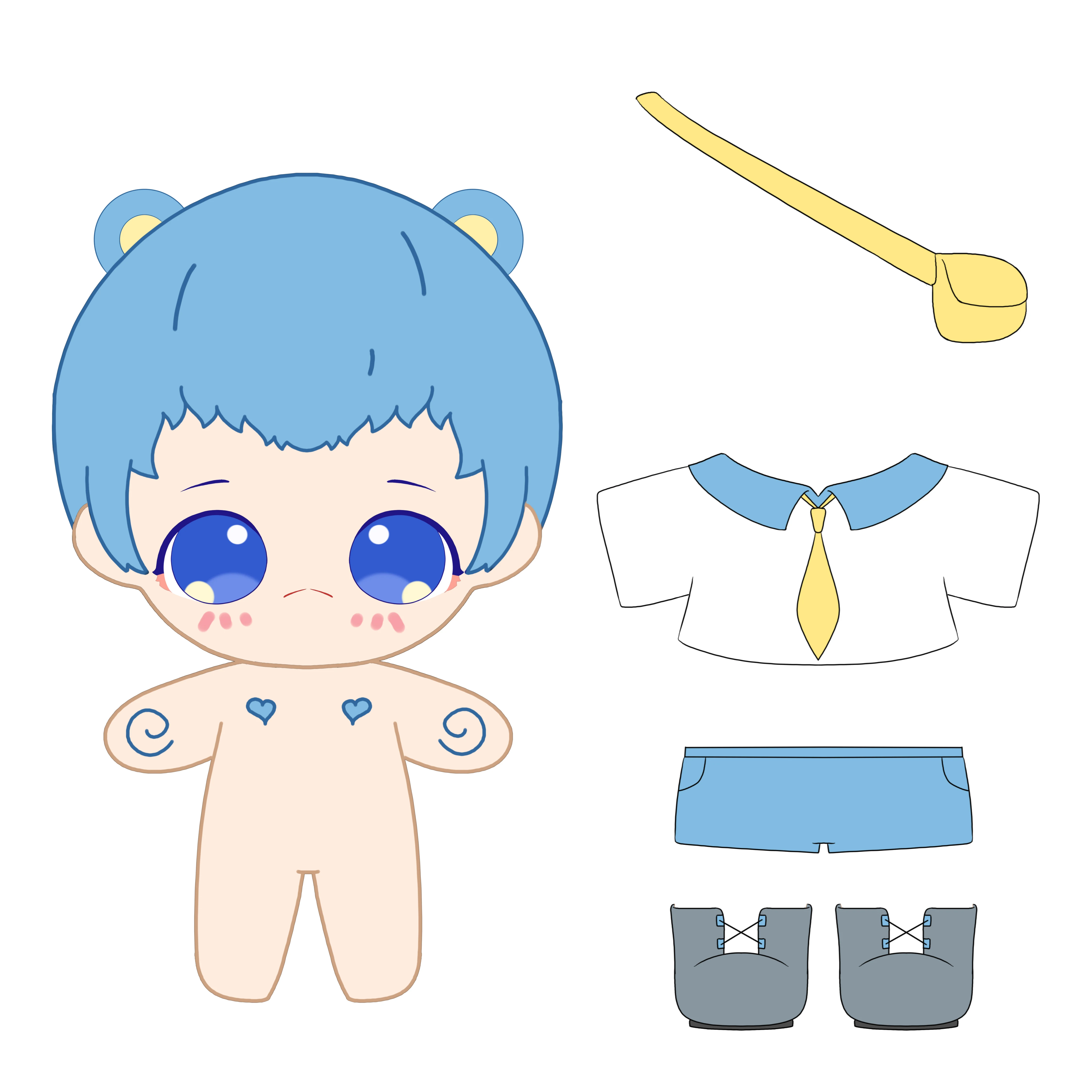 Ropa Personalizada para Muñecas, Vestidos, Camisas, Pantalones, Ropa  Personalizada para Muñecas de Peluche, Accesorios