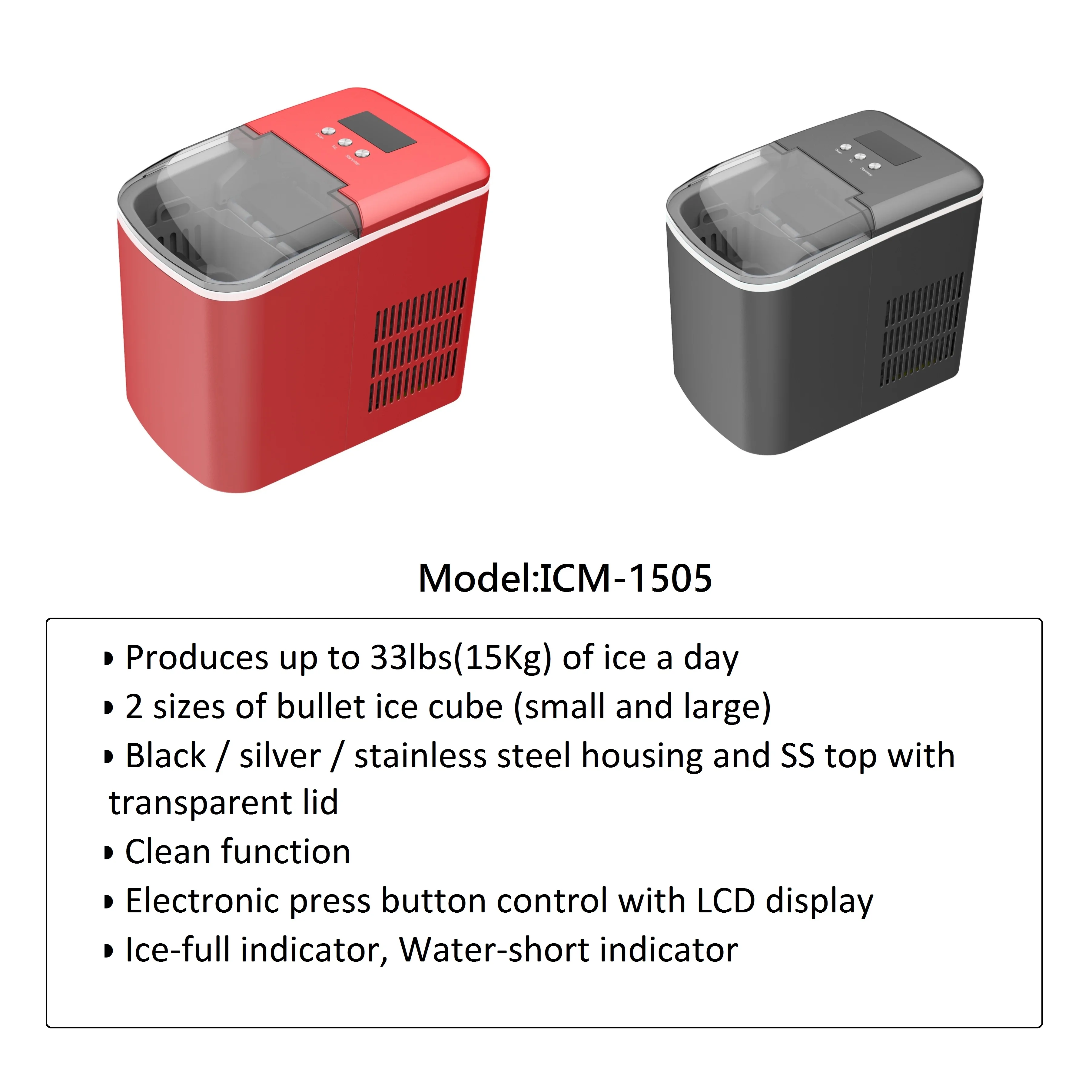 Popular Design Factory Custom Home Use Portable Ice Maker Machine