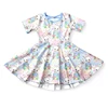 Easter Bunny Short Sleeve Twirl Dress