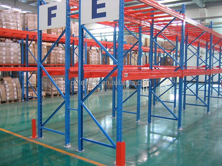 Warehouse Pallet Rack Post Protectors Column Corner Guard Racking Post Protector 10