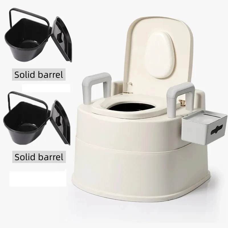 Портативный пластиковый Туалет для взрослых пожилых беременных