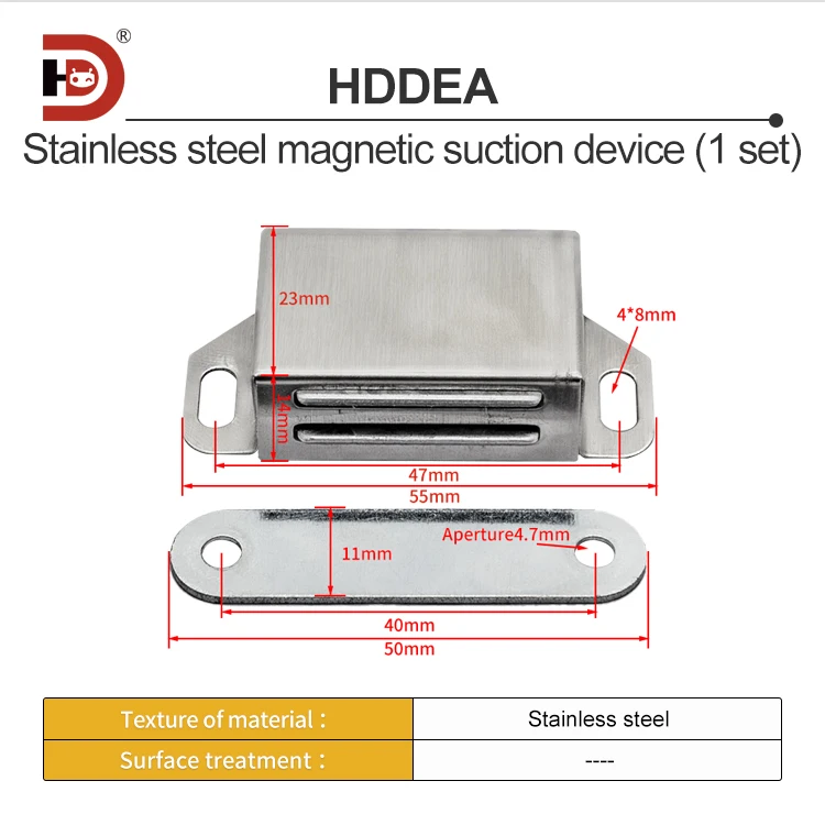 Industrial Aluminum Profiles, Stainless Steel Doors, Magnetic Suction Door Holders, Screen Windows, Cabinet Doors, Applicable manufacture