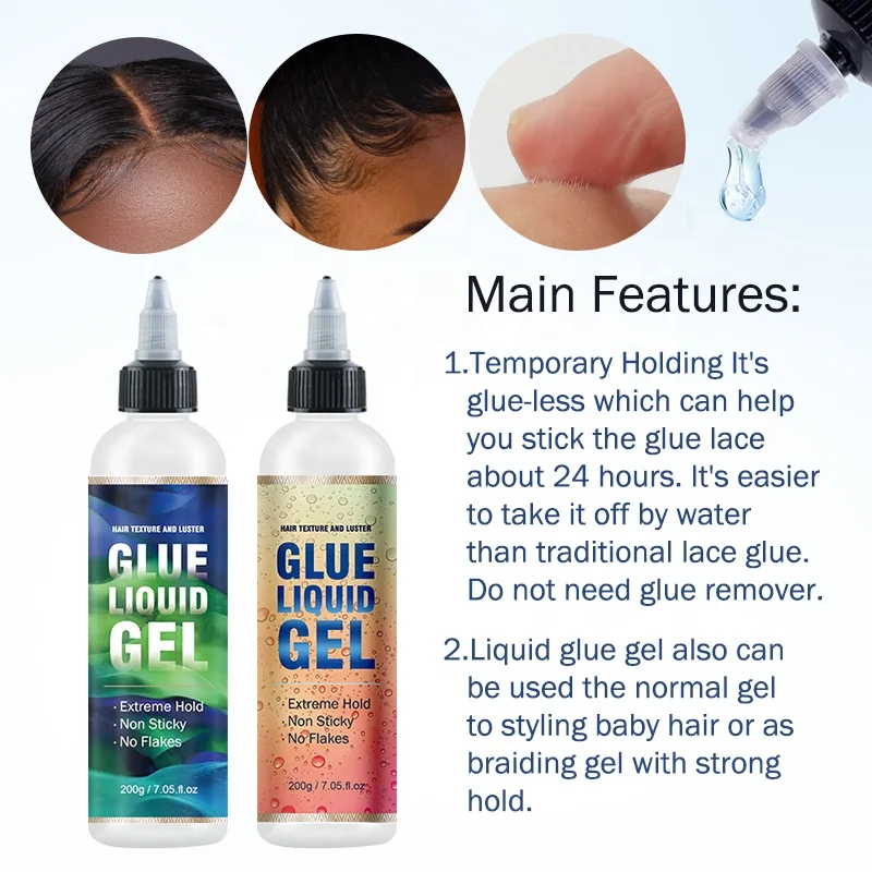 Liquid glue gel