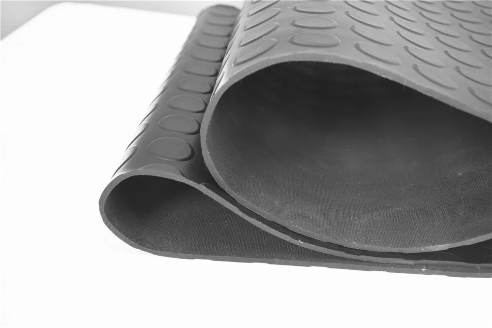 Industrial Black Sbr Studded Rubber Mat Rubber Flooring Rubber Car Mat