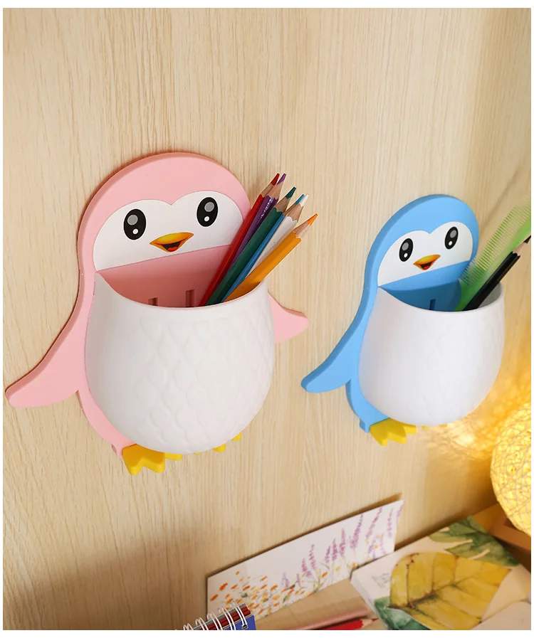 2023 Bathroom Organizer Towel Rack Wall Mounted Penguin Drainage Bathroom Organizer Wall Mount