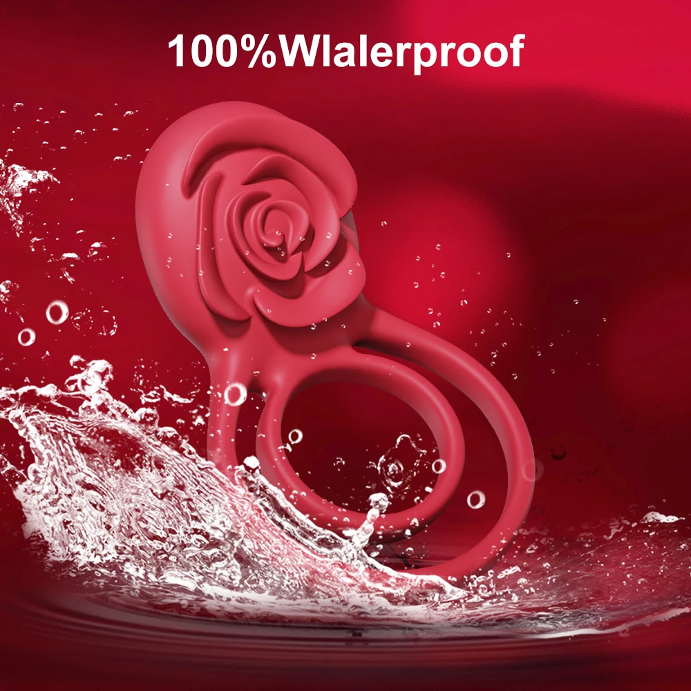 penisring mit app steuerung Penisring mit APP-Steuerung Silikon-Penisring mit Rosen-Klitoris-Stimulator  Vibrator Cafatop Mehrfache Vibrationen für Männer Paare