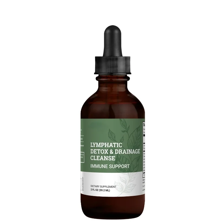 Lymphatic Drainage Liquid Drops Lymph Cleanse Detox Supplement With