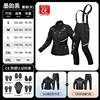 Chándal negro para mujer SLT0607 Chándal SLT0706 Pantalones deportivos