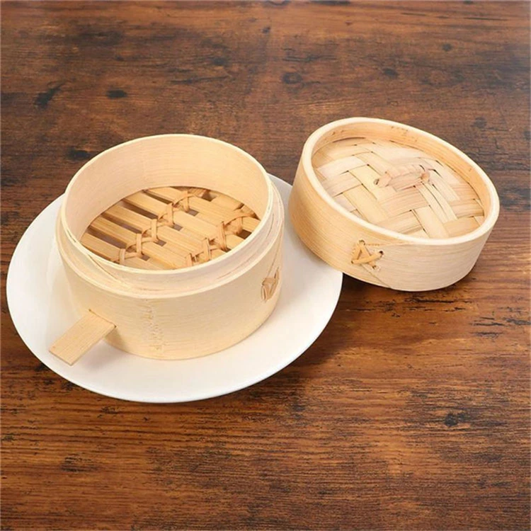 Newell Grohandel Chinesisch Mini Dim Sum Big Custom 7 Zoll 2 Tier Kaufen  Sie Bambus Dampfer Korb fr gedmpftes Brot| Alibaba.com