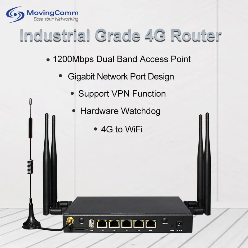 Tdd Lte Adsl Modems 4G Router Cat 6 Power Backup Industrial Iot Gateway 4G Sim Card Load Balancing Routers Gsm 4G Usb Modem