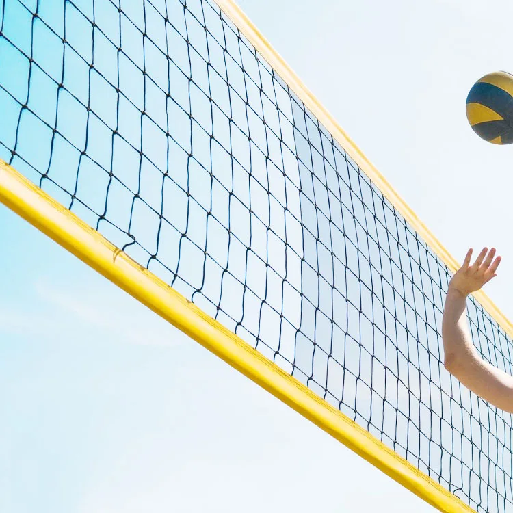 27'*8' Durable Easy Assembly Beach Volleyball Netting With Court Ribbon