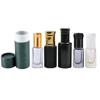 Luxury Perfume 3Ml 6Ml 10Ml Attar Arabic Arabian Oud Fancy Glass Bottle Simple Oud Perfume Oils Bottle For Essential Oil