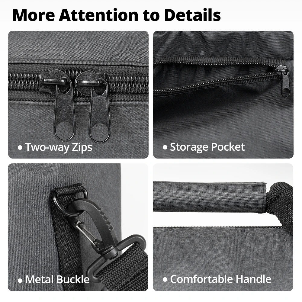 SUPON 22in/55cm Tripod Carrying Case, Heavy Duty Nylon Bag With Shoulder Strap, Padded For Light Tripods, Monopods, Umbrellas, Softboxes, Boom Stands, Speaker Stands - View #4