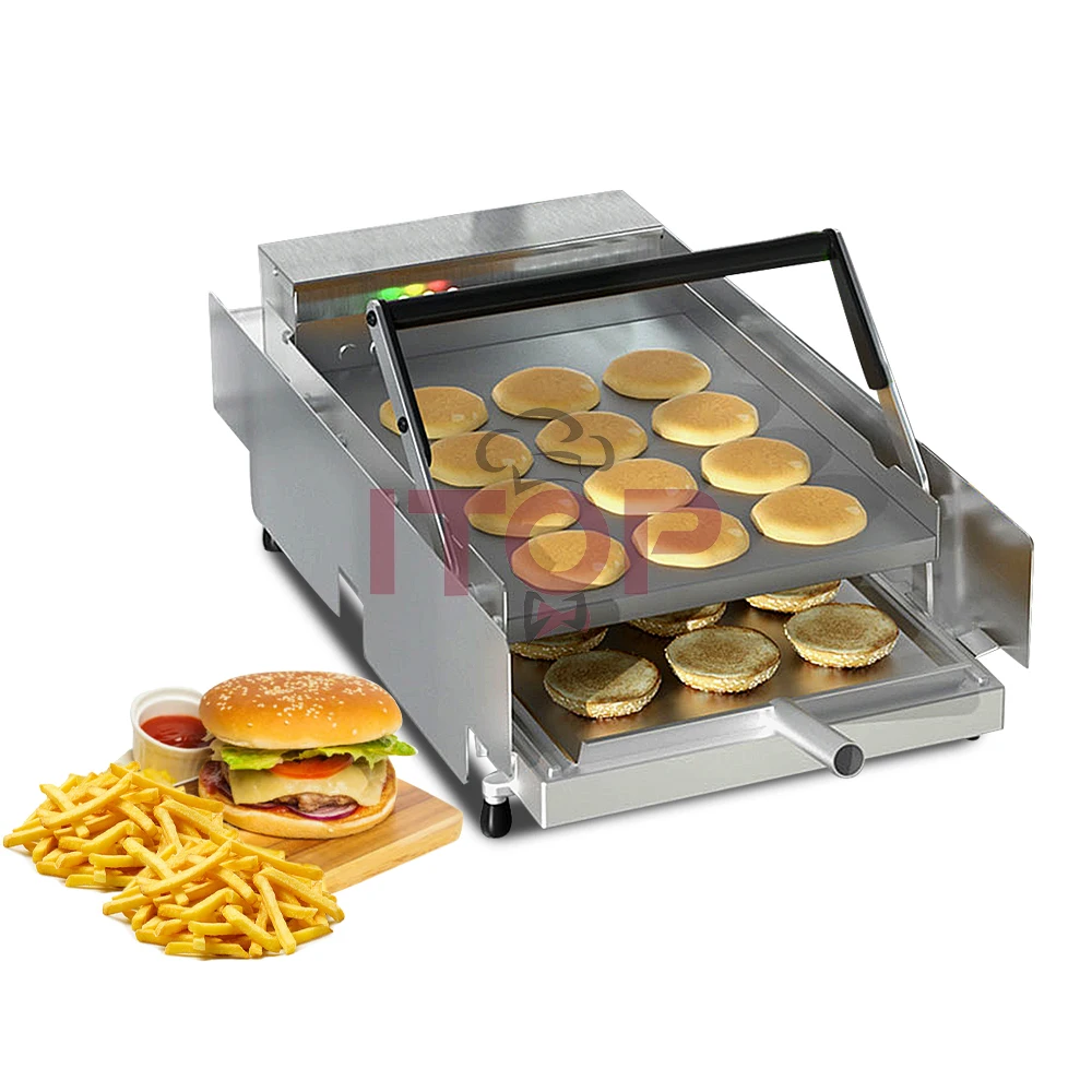  Electric Commercial Burger Machine,Double Layer Bake