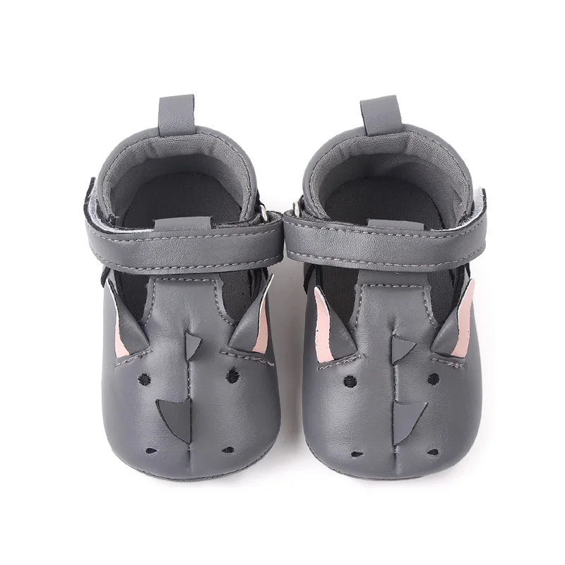 New Arrival Soft PU Leather Cute Animal Babt Toddler Newborn Shoes First Walking Prewalker Shoes manufacture