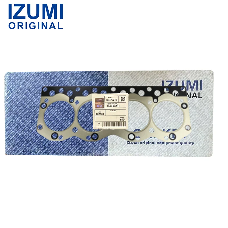 Оригинальная прокладка головки цилиндра IZUMI V1902, детали дизельного двигателя для тракторов Kubota, генераторов и экскаваторов, оригинальные и неоригинальные комплектующие для замены