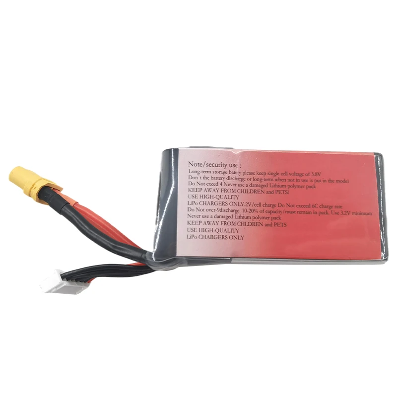 High-quality discharge current high dischaarge rate RC lipo battery 22.2v 1100mah battery