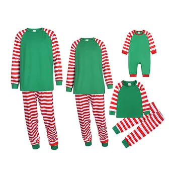Family Christmas pijamas suit navidad para home kids women men sleepwear