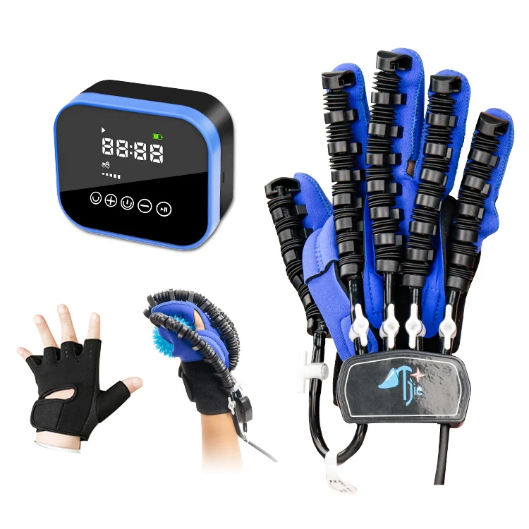 Rehabilitation Robot Glove for Stroke Patient Hand Stroke Recovery Equipment For Hemiplegia Adjustable Speed and Strength