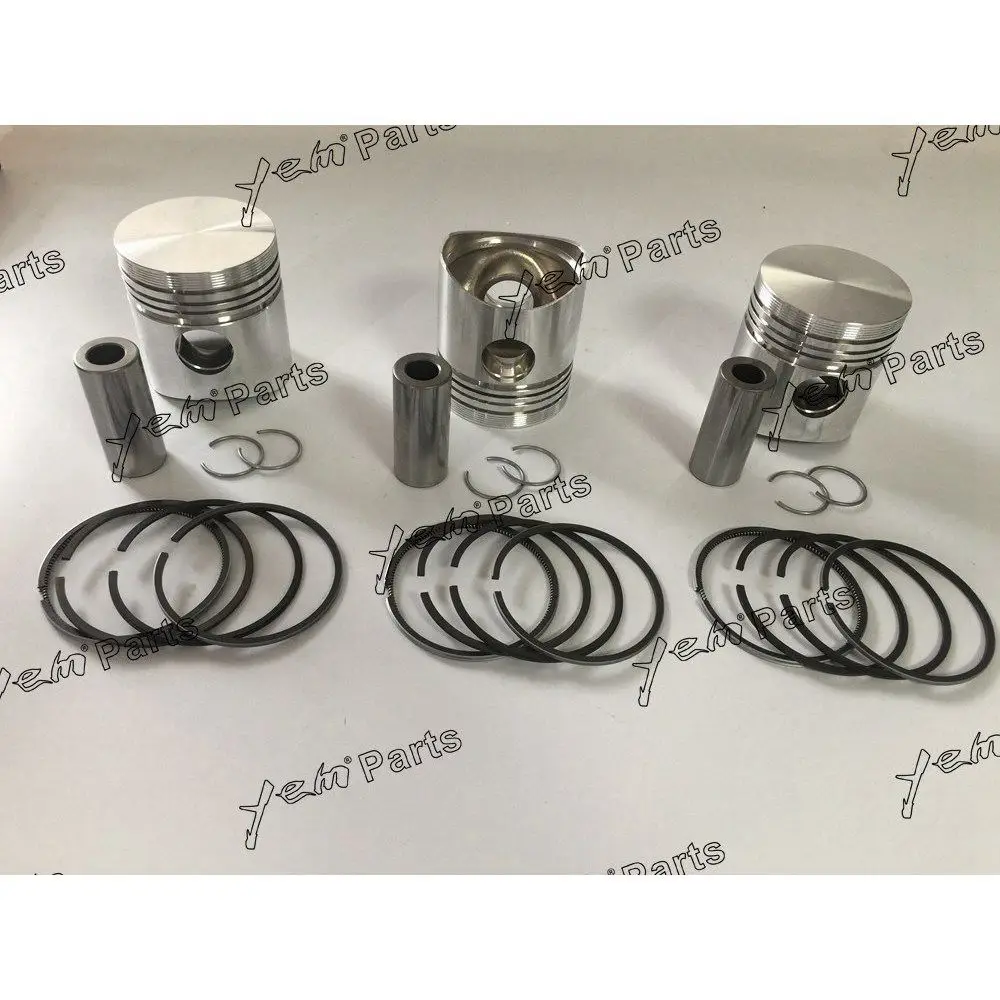 For Yanmar Diesel Engine 3T84 Cylinder Piston Kit With Piston Ring 4