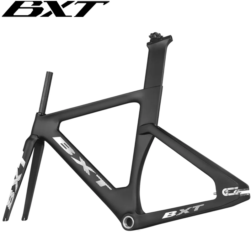 BXT 2020新フルカーボントラックフレームForkとシートポストT800固定ギアCarbon Track Bike Frameset使用レーシング バイクフレーム| Alibaba.com