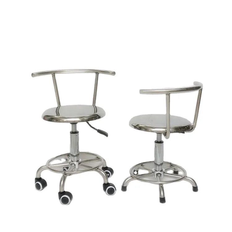 Best Selling Stainless Steel Adjustable Height Stool Doctor Medical Chair