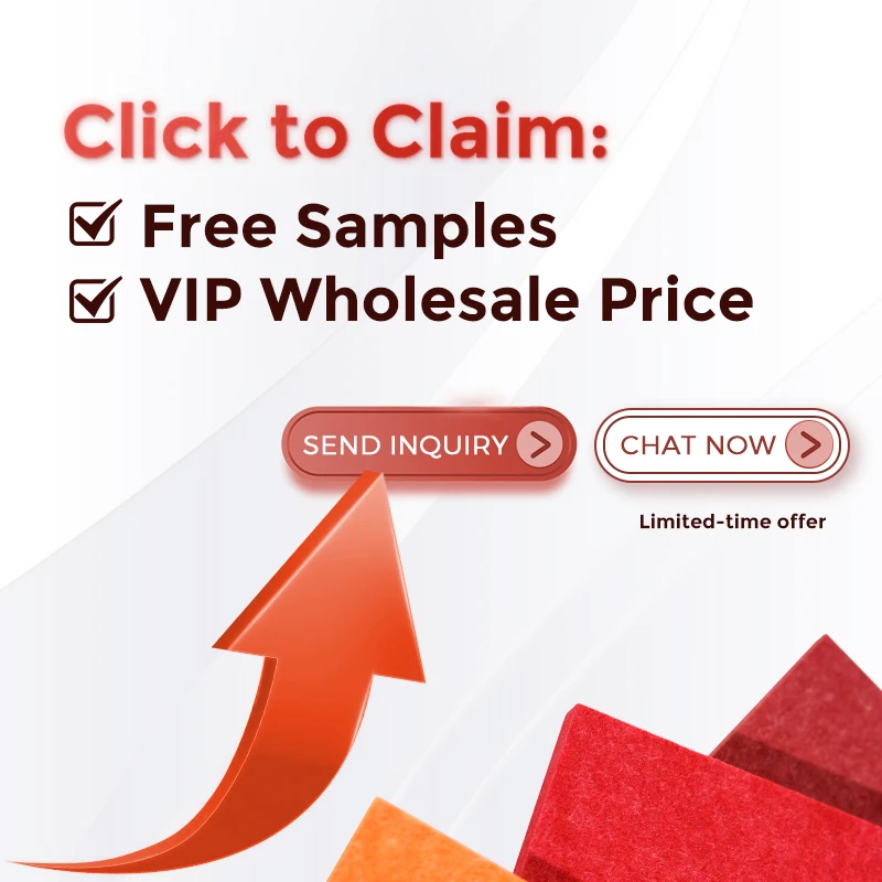 Eco-friendly Noise Reduction Material Polyester Acoustic Panels Fireproof Plain PET Acoustic Panels Office Acoustic Solution