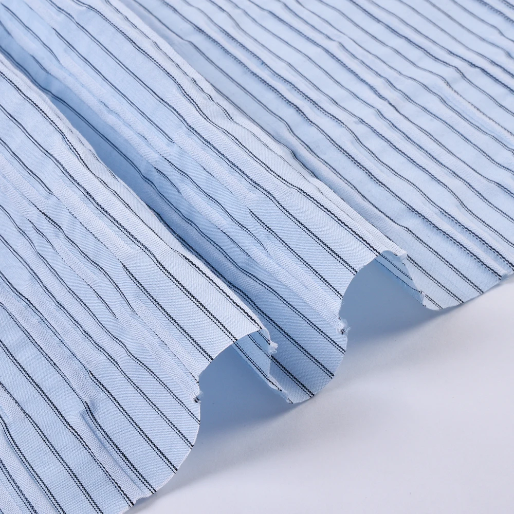 product new fashion woven striped jacquard cotton yarn dyed fabric for mens suit-7